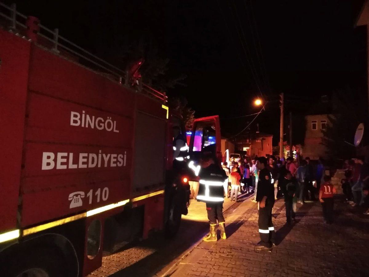 Bingöl\'de Ev Yangını