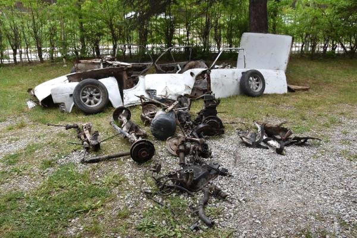 Çalınan Otomobilini 25 Parça Olarak Buldu