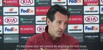 Emery: 'Yüzde 100 Mkhitaryan'ın Kararına Saygı Görüyorum'