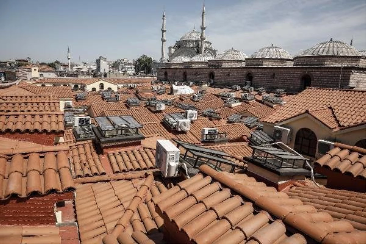 Havadan Fotoğraflarla) Tarihi Kapalıçarşı\'nın Çatısı ve Alt Yapısı Tamamlandı