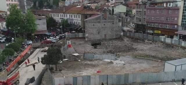 Kentsel Dönüşüm Çalışmalarında Tarihi Sur ve Menfez Ortaya Çıktı