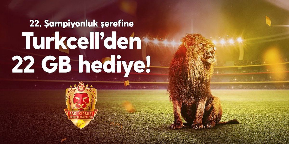 Turkcell\'den Galatasaray Taraftarlarına Şampiyonluk Sürprizi