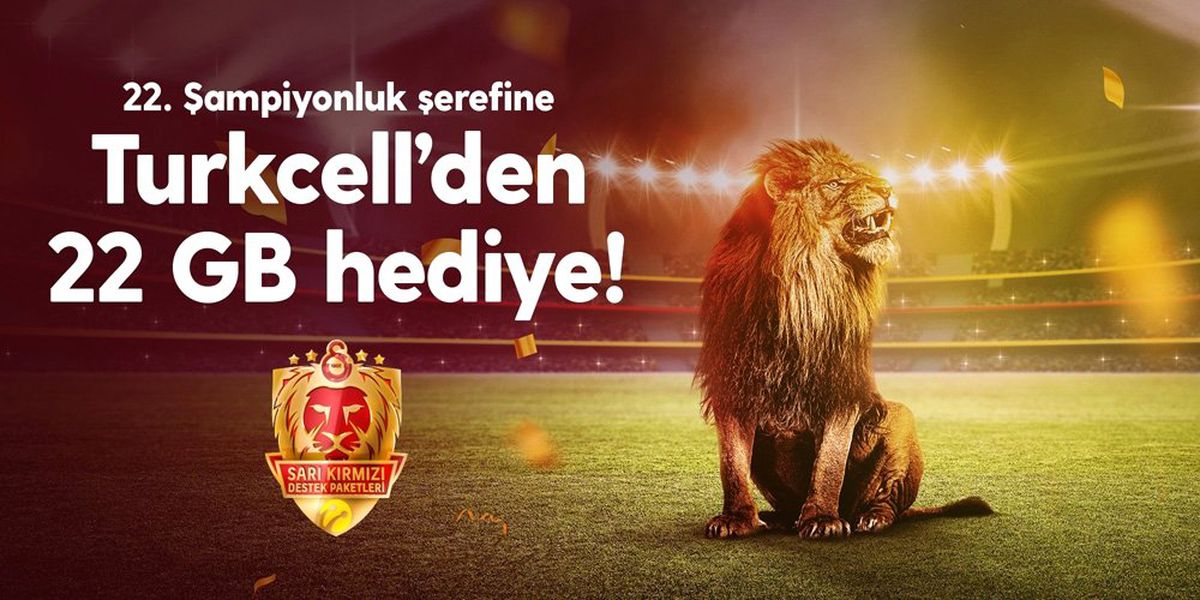 Turkcell\'den Galatasaray Taraftarlarına Şampiyonluk Sürprizi