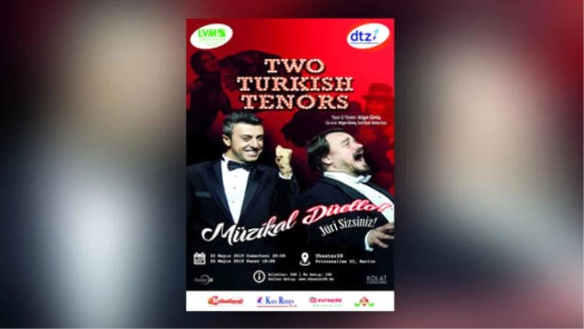 Two Turkish Tenors\' Berlin\'e Geliyor