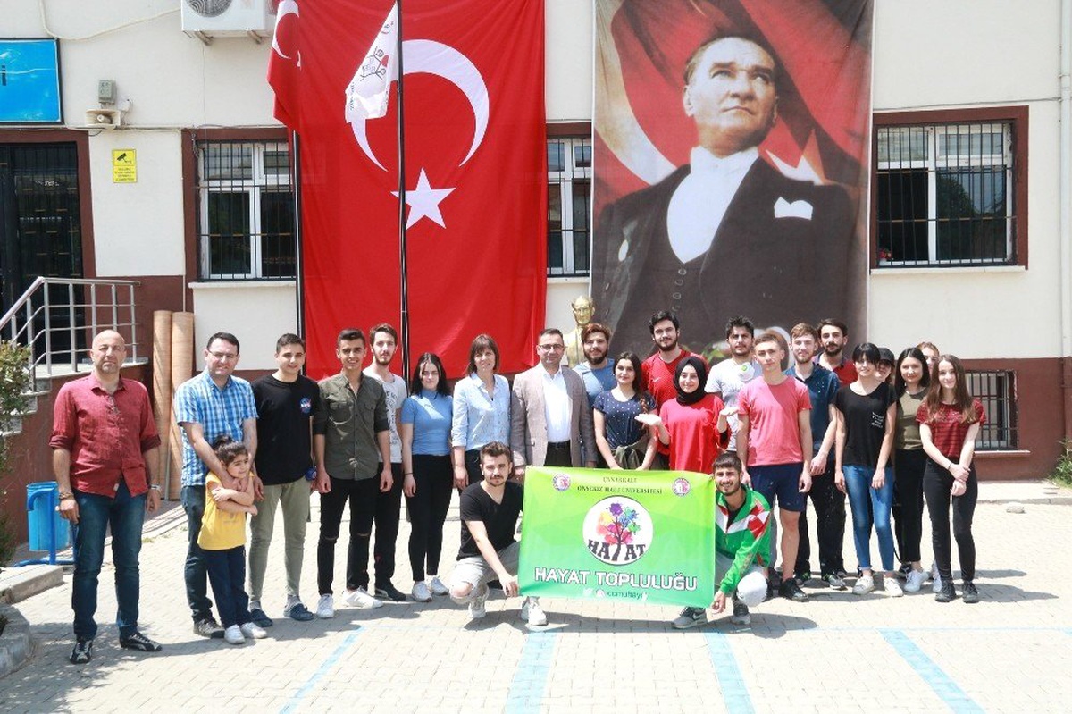 Üniversiteli Gençler İlkokulu Renklendirdi