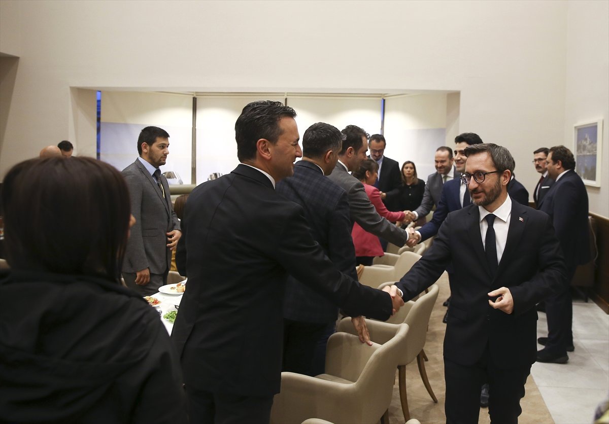 Altun, Cumhurbaşkanlığı Muhabirleriyle İftarda Buluştu