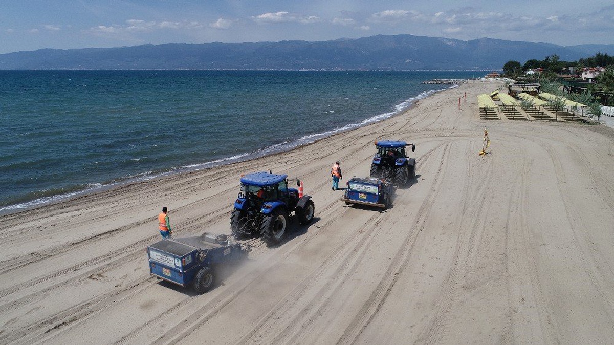 Balıkesir\'in Mavi Bayraklı Plajları Yaza Hazırlanıyor
