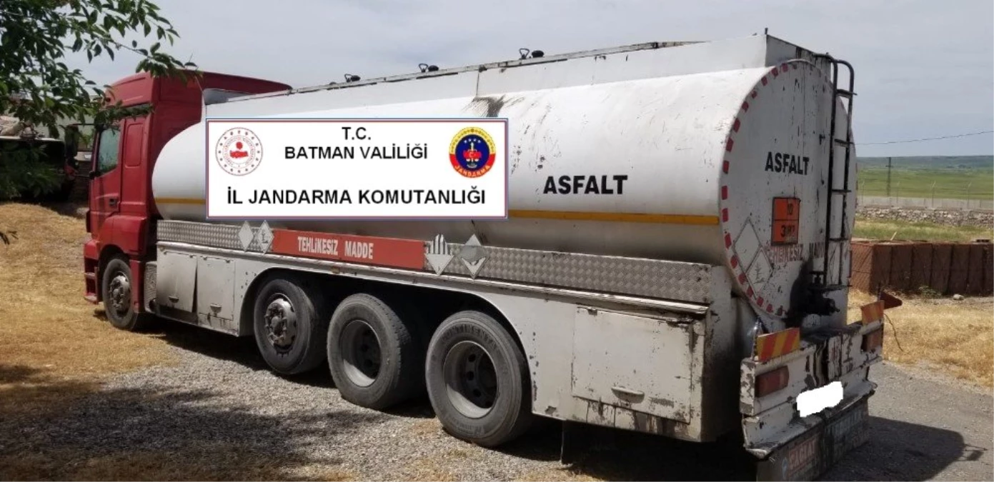 Batman\'da 400 bin lira değerinde kaçak petrol türevi ele geçirildi