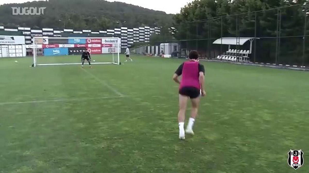 Beşiktaş\'ta şut çalışması