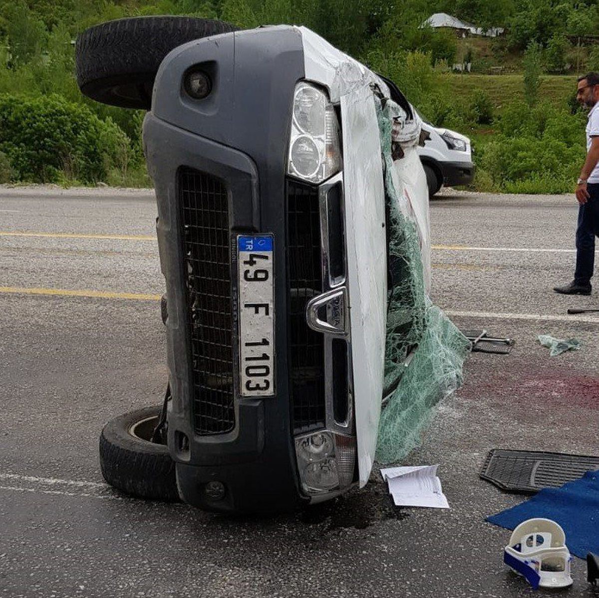 Bingöl\'de trafik kazası: 1 ölü,3 yaralı