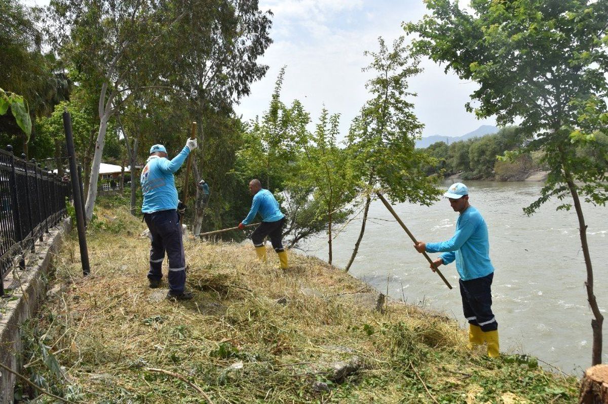 Ceyhan Nehri kıyıları bakıma alındı