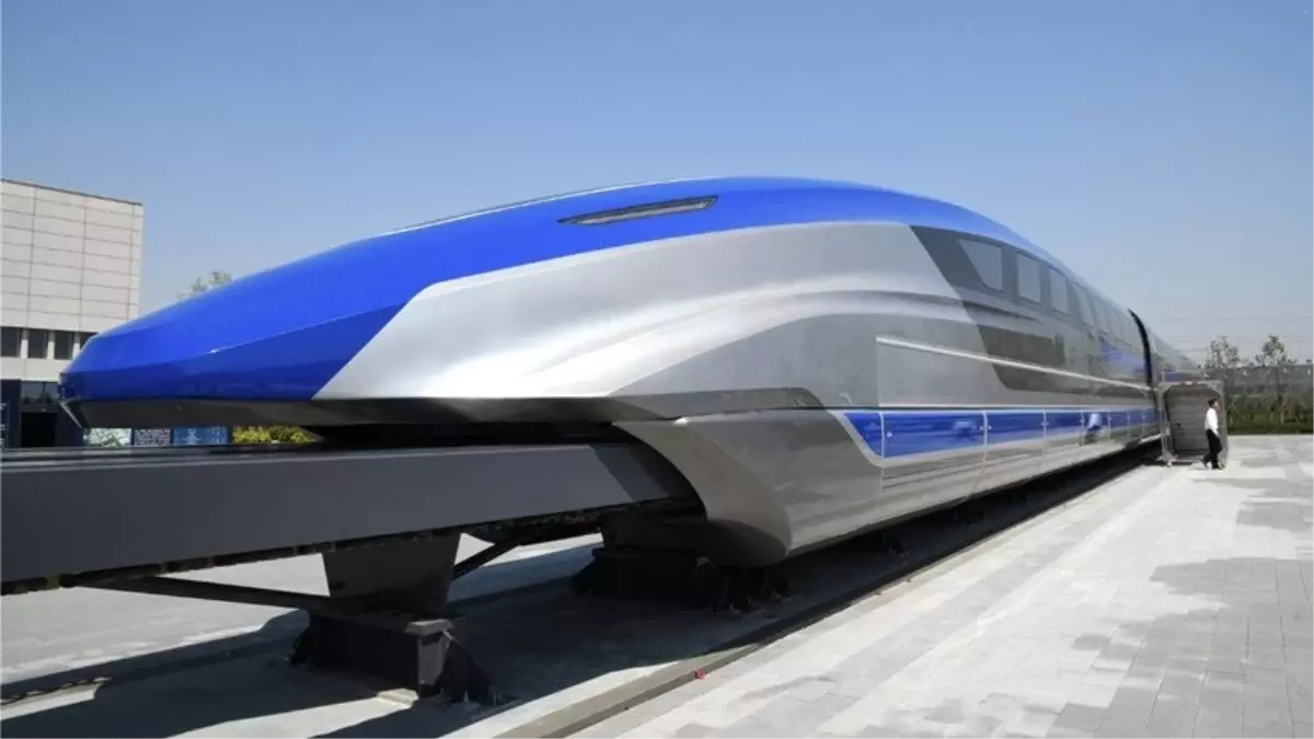 Çin, 600 Km/s Hıza Sahip Manyetik Treninin Prototipini Sergiledi