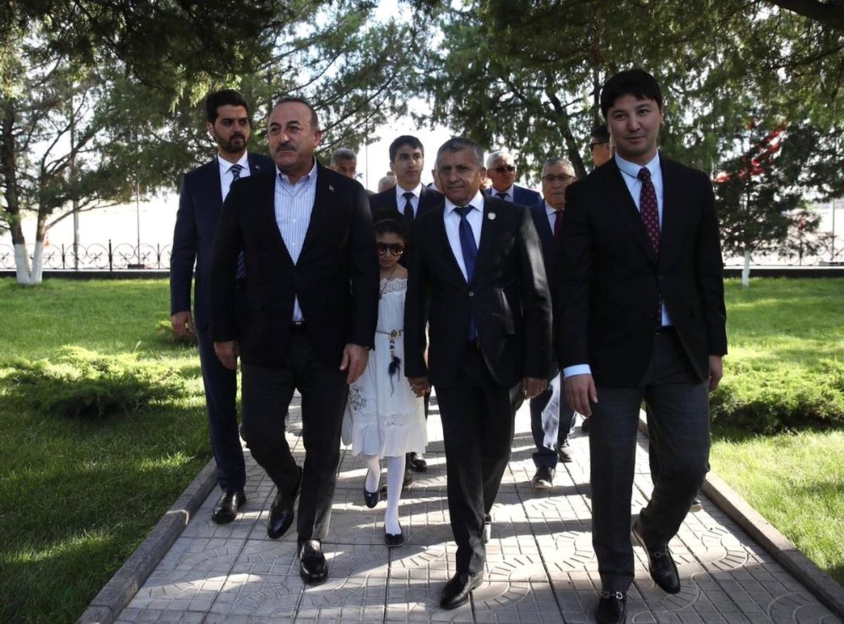 Dışişleri Bakanı Çavuşoğlu Çimkent\'te