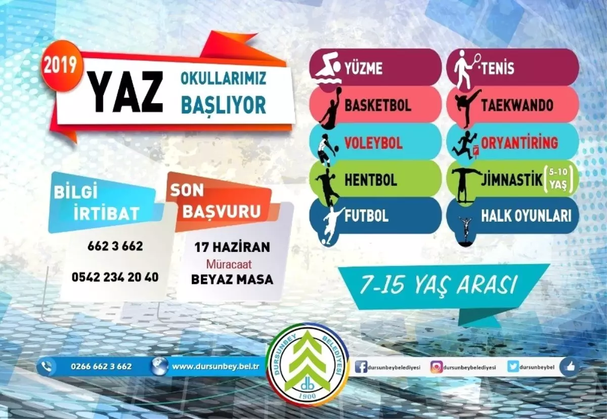 Dursunbey\'de Yaz Okulları 17 Haziran\'da Başlıyor