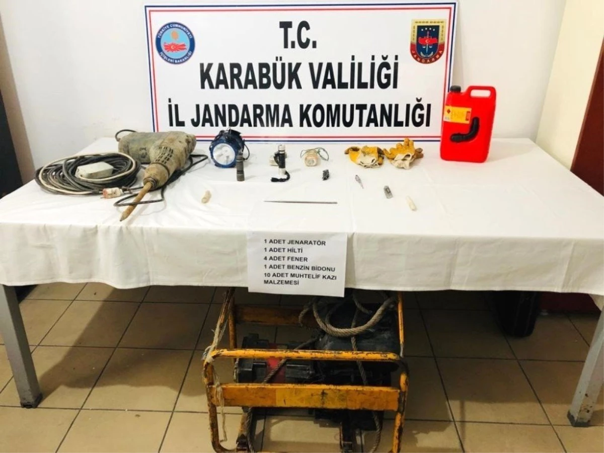 Jandarma\'dan Kaçak Kazıcılara Suçüstü