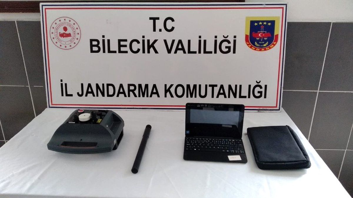 Kaçak kazıya suçüstü