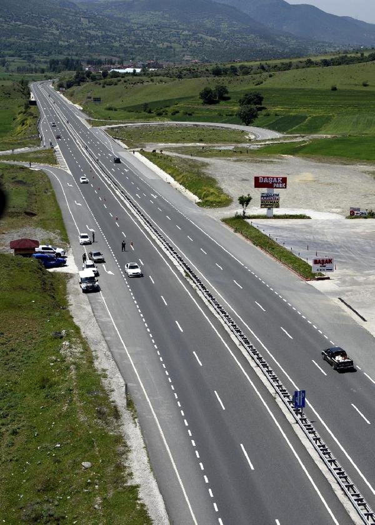 Kastamonu\'da Helikopterli Trafik Denetimi
