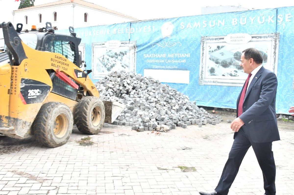 Saathane Esnafından Başkan Mustafa Demir\'e Teşekkür