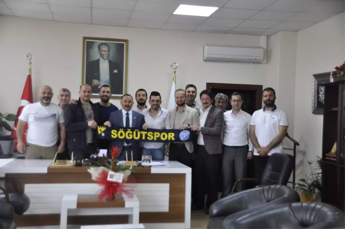 Söğütspor\'dan Başkan İsmet Sever\'e Ziyaret