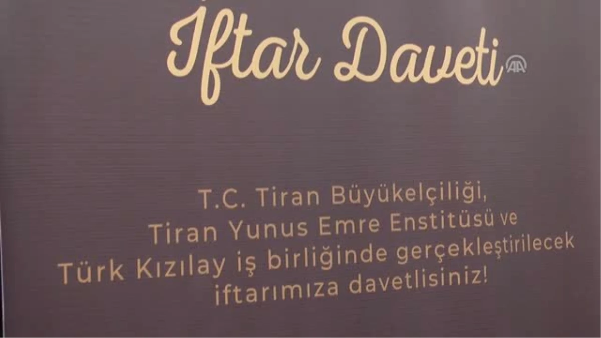Türkiye\'nin Tiran Büyükelçiliğinden İftar