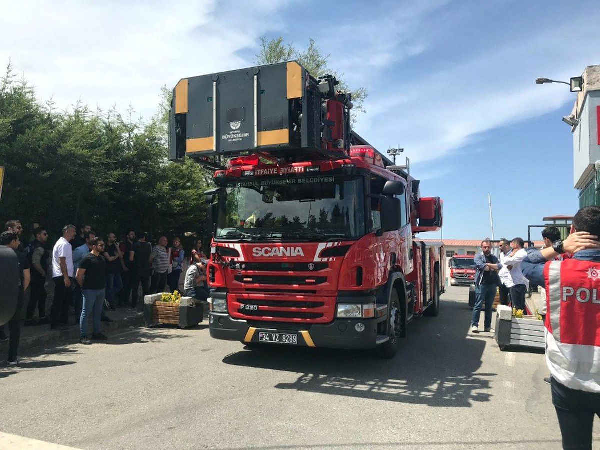 Ümraniye Kapalı Cezaevi\'nde Yangın Paniği
