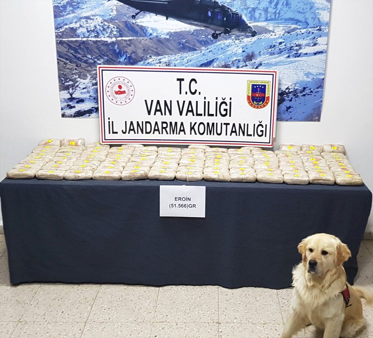 Van\'da 51 Kilo 566 Gram Eroin Ele Geçirildi
