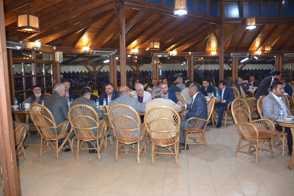 Başkan Ekinci, hayırseverler ile iftar yemeğinde buluştu