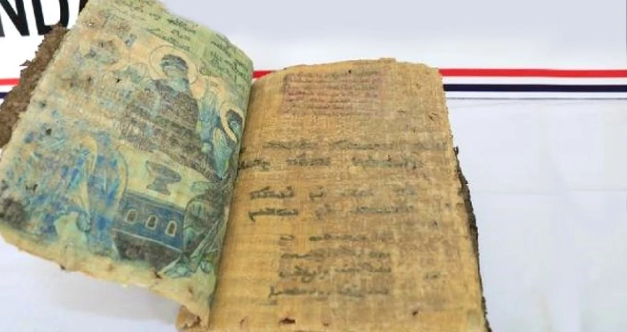 Diyarbakır\'da 1400 Yıllık Dini motifli Kitap Ele Geçirildi