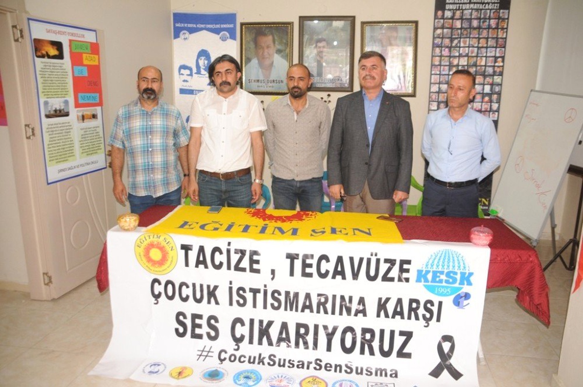 Eğitim-Sen Genel Sekreteri Kaya: "Cizre\'deki cinsel istismarın müdahili olacağız"
