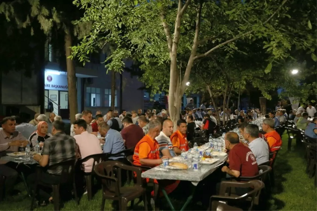 Gaziantep\'in itfaiyecileri iftarda buluştu