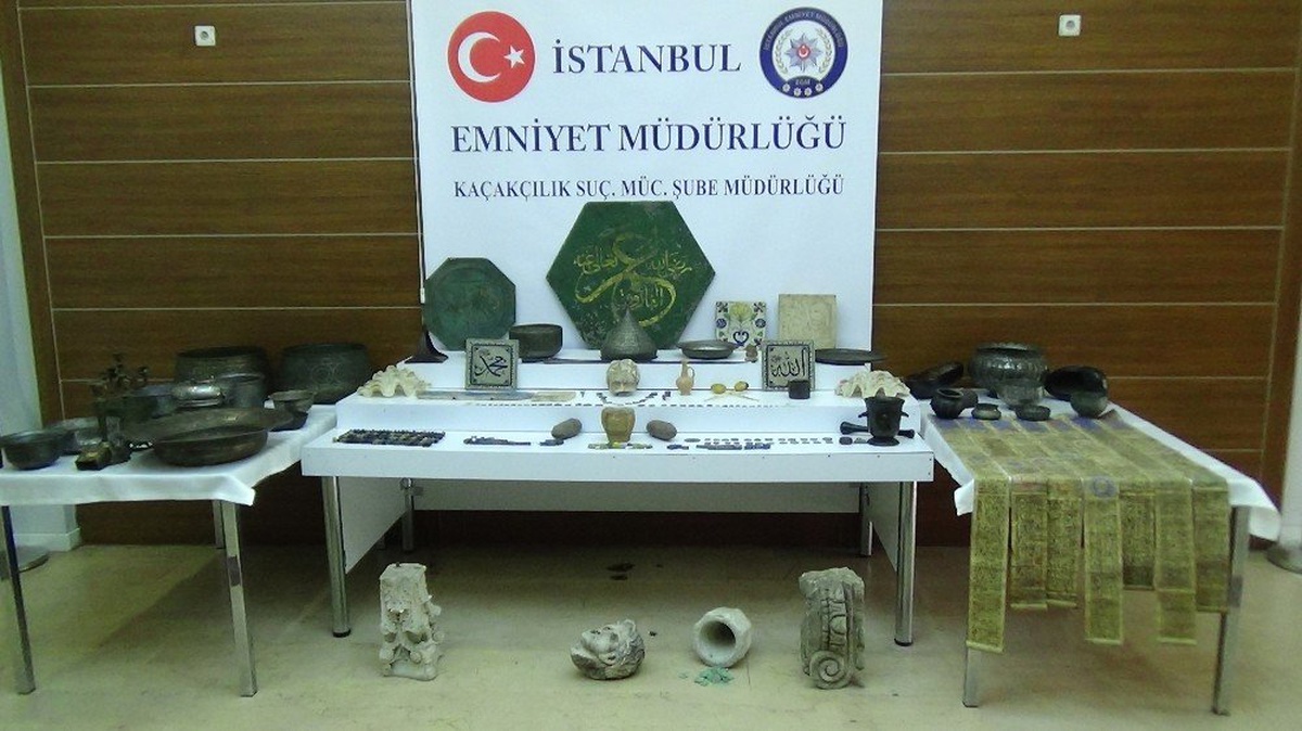 İstanbul\'da tarihi eser kaçakçılığı operasyonları: 7 gözaltı