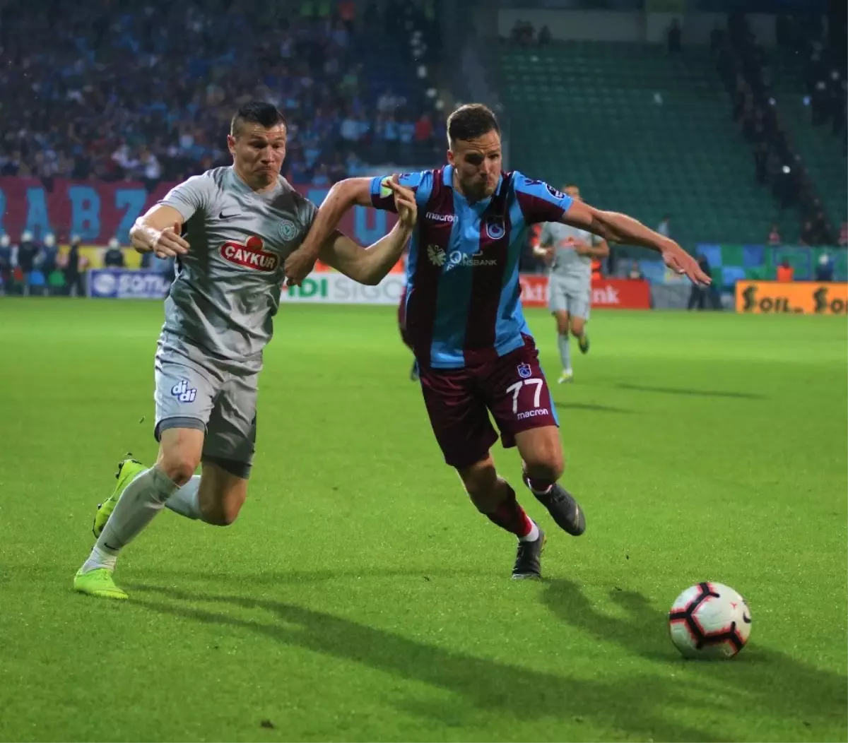 Trabzonspor galibiyetle bitirdi