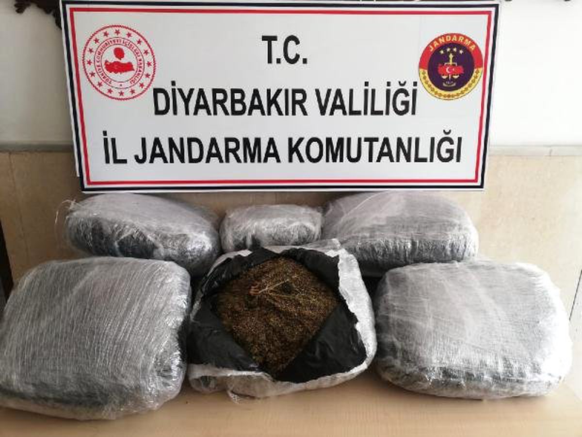 Diyarbakır\'da 47 kilo esrar ele geçirildi