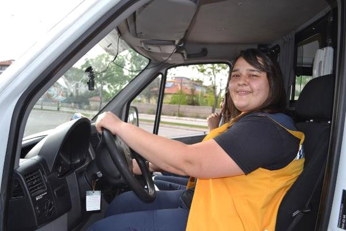 Aksaray\'ın tek kadın ambulans şoförü