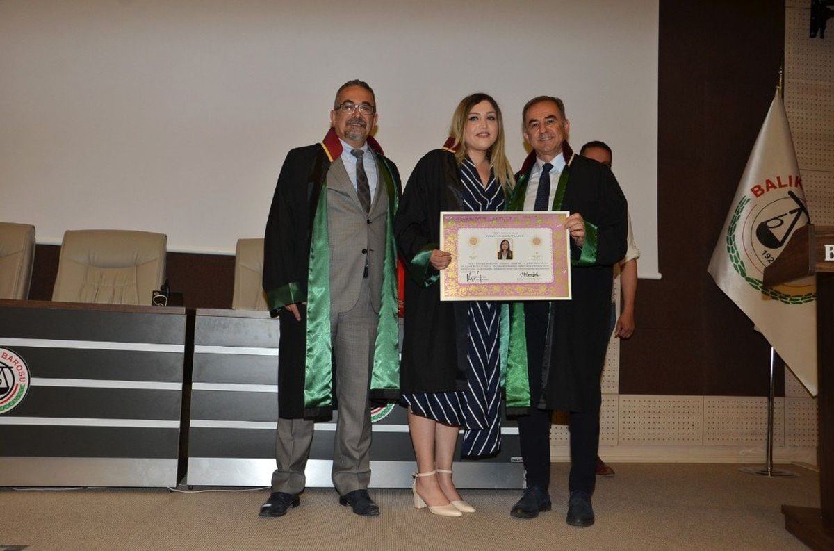 Balıkesir Barosuna 5 yeni avukat