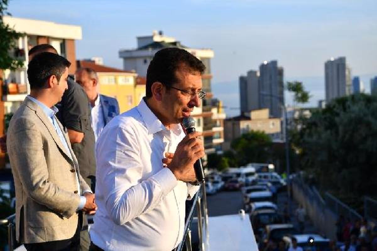 Ekrem İmamoğlu Kartal\'da vatandaşlara hitap etti