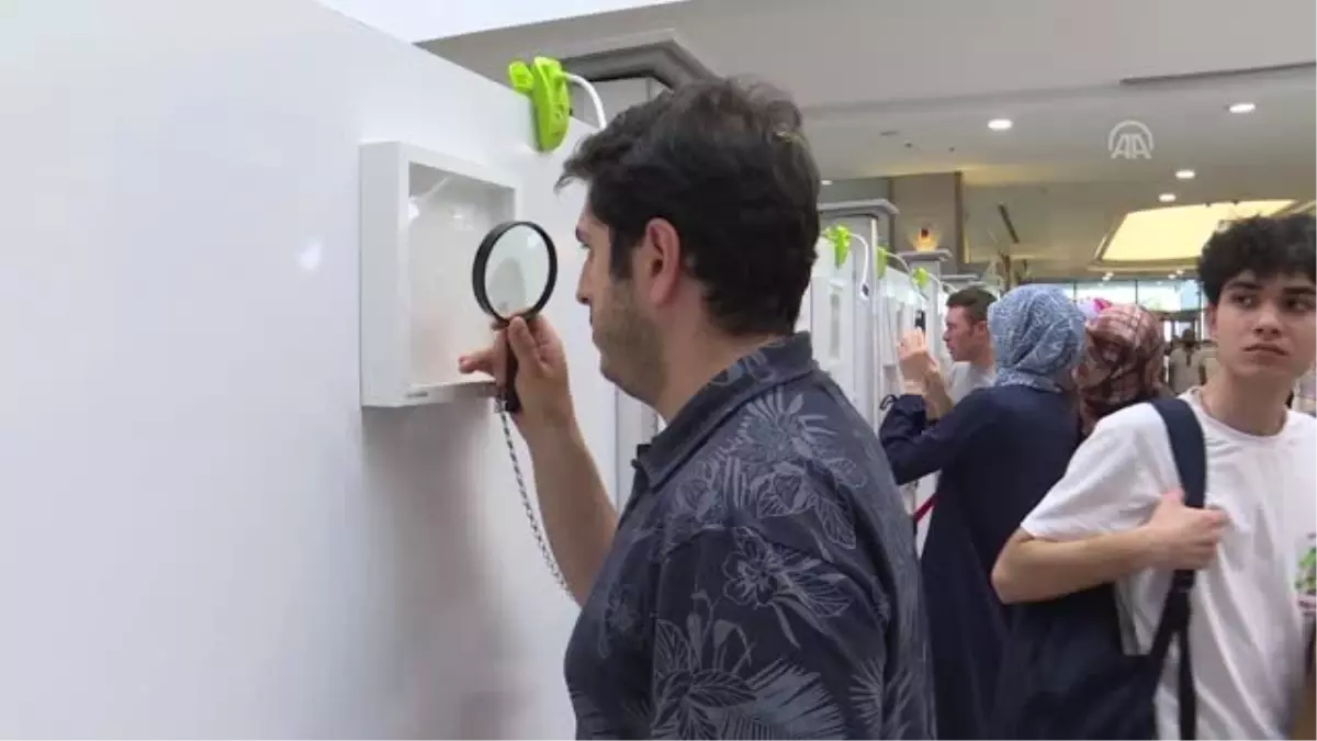 Mikro art sanatçısı Kale\'den Başkentlilere gösteri