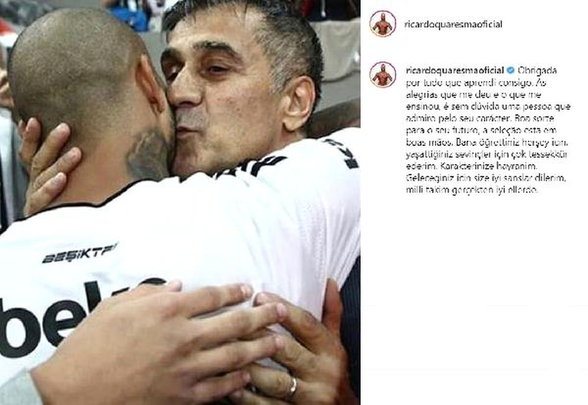 Ricardo Quaresma\'dan Şenol Güneş paylaşımı