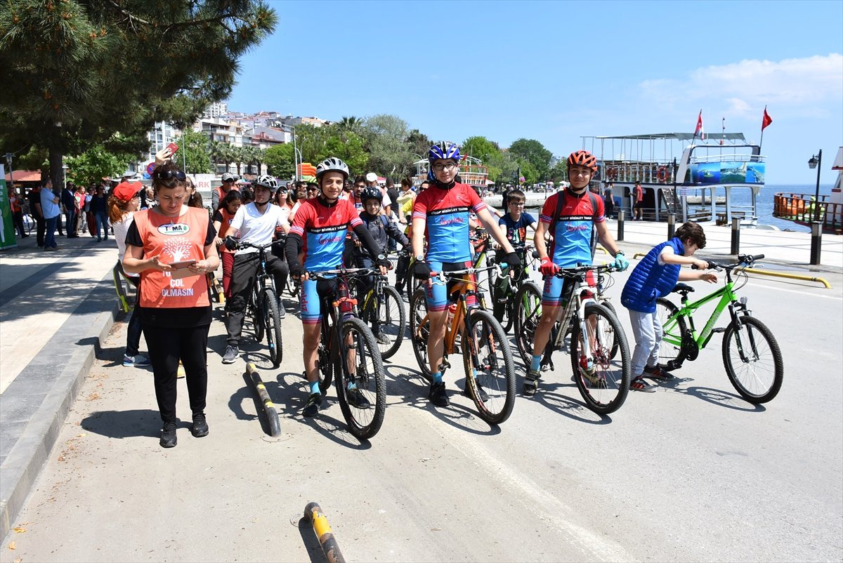 Sinop\'ta "kömür etme bisiklet turu etkinliği" düzenlendi