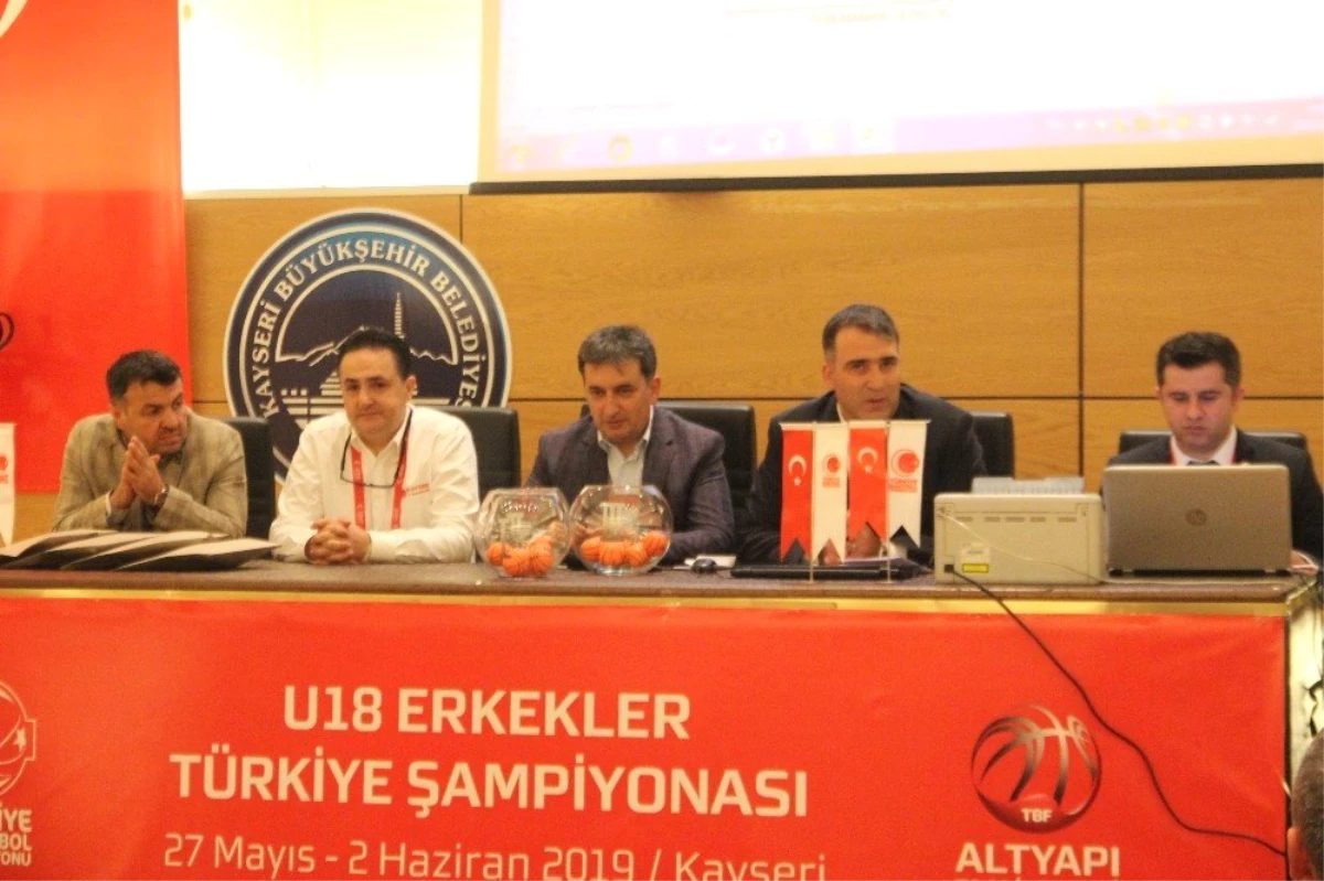 U-18 Erkekler Türkiye Basketbol Şampiyonası\'nda Kuralar Çekildi