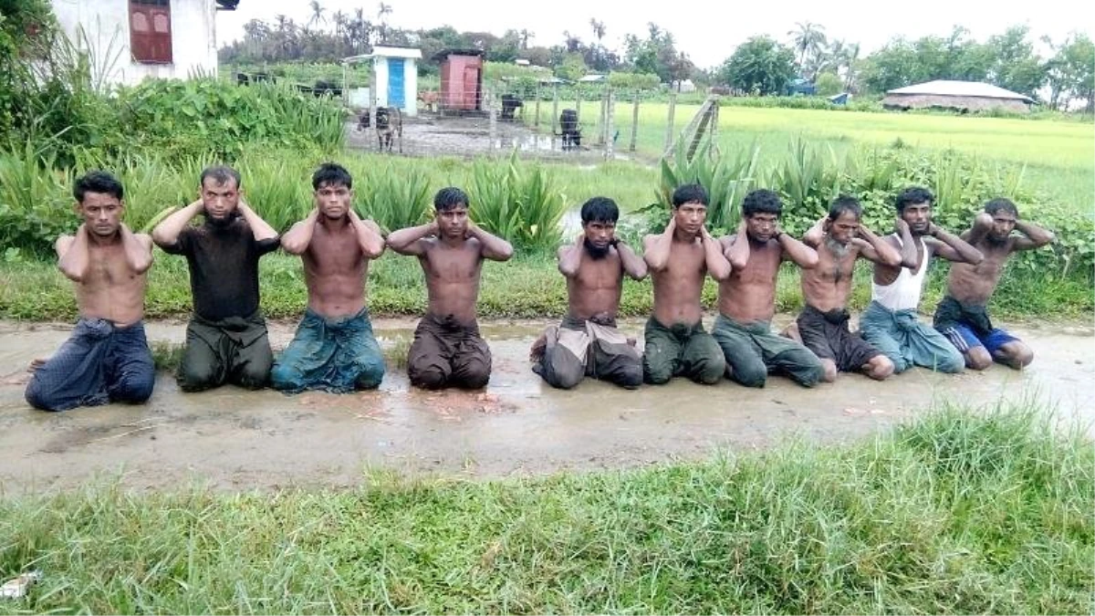 Arakanlı Müslümanları öldüren Myanmarlı 7 asker 1 yıldan az hapis yattı