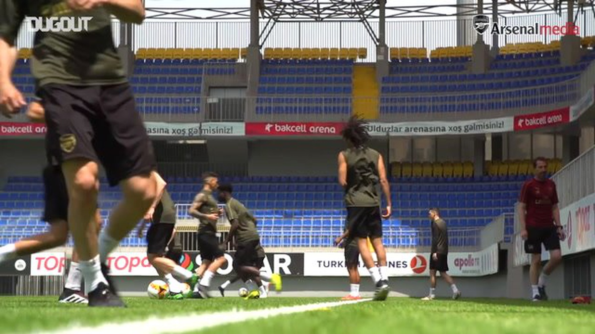 Arsenal\'in Bakü\'deki İlk Eğitimi