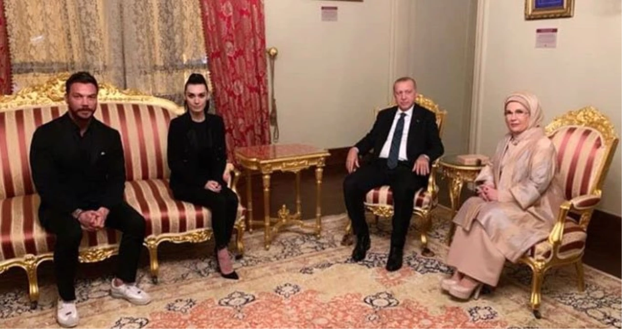 Boşanacakları Konuşulan Sinan Akçıl ve Burcu Kıratlı Cumhurbaşkanı Erdoğan\'ın Verdiği İftara Katıldı