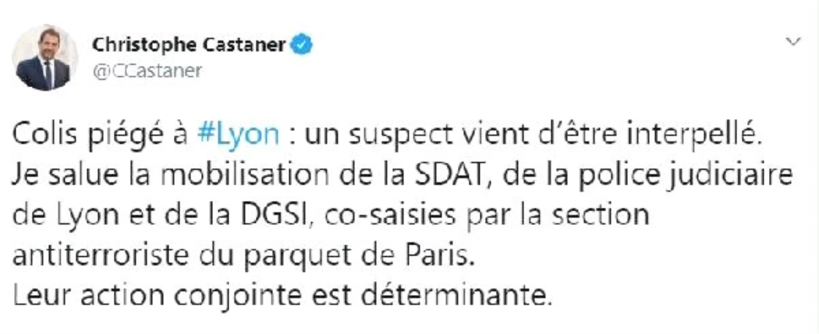 DHA DIŞ - Fransa İçişleri Bakanı: Patlamaya dair bir şüpheli yakalandı