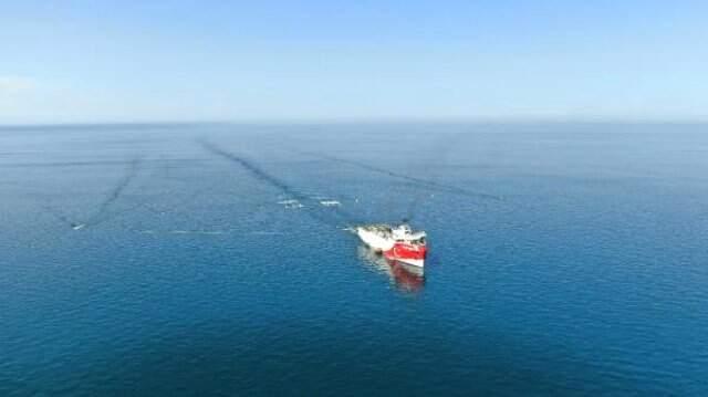 İlk Yerli ve Milli Sismik Araştırma Gemisi Oruç Reis Marmara'yı Karış Karış İnceliyor