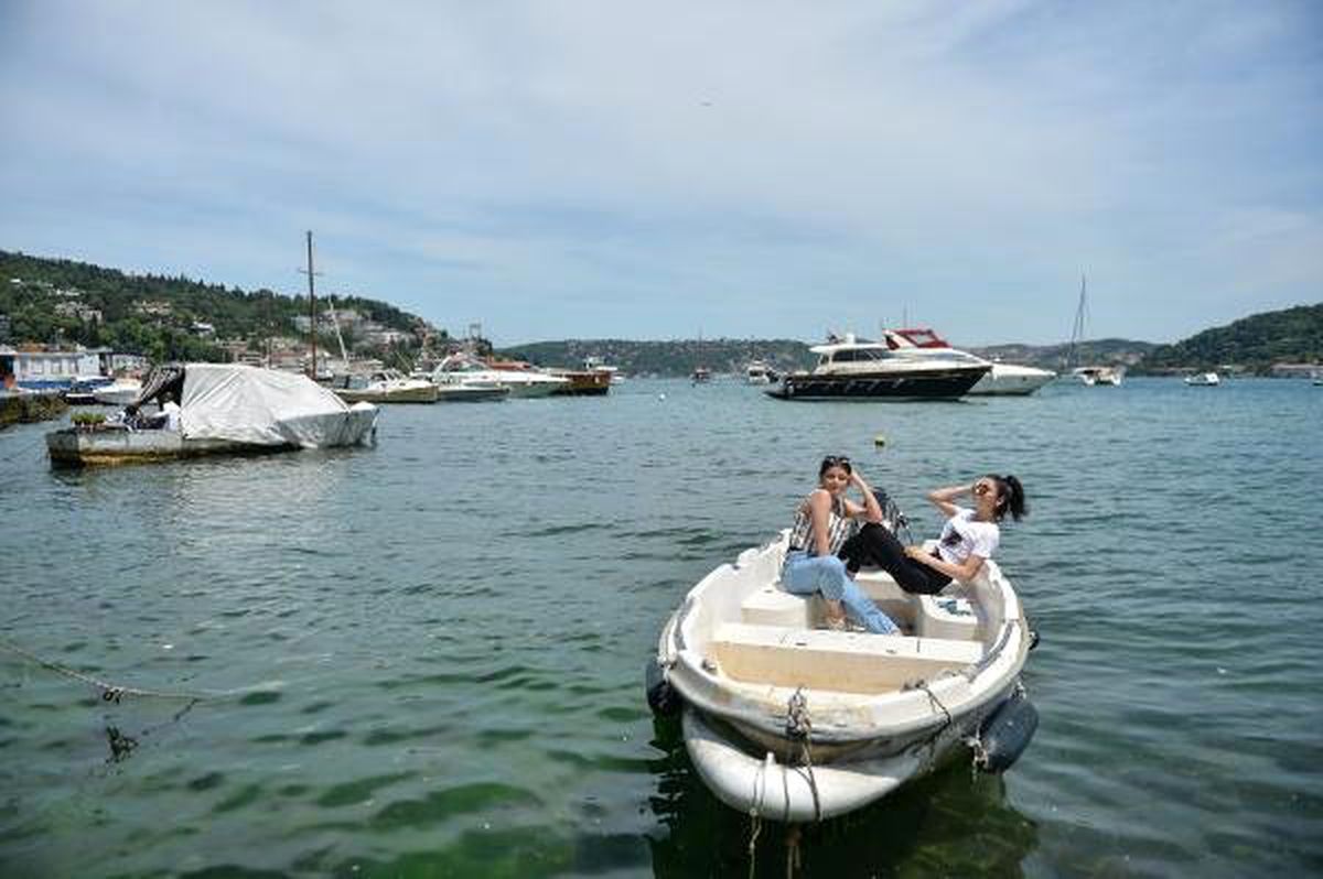 İstanbul\'da sıcak hava manzaraları