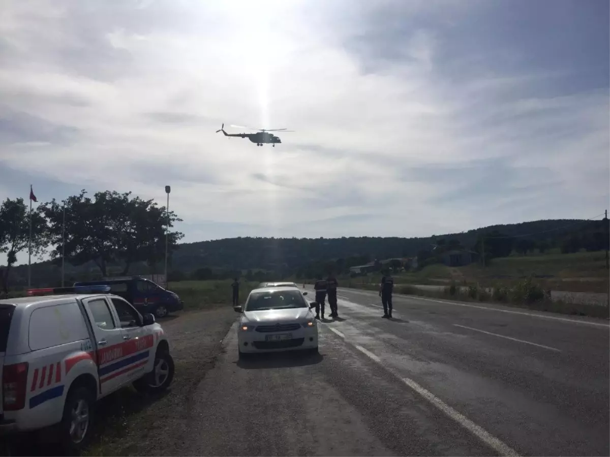 Balıkesir trafiği havadan denetlendi