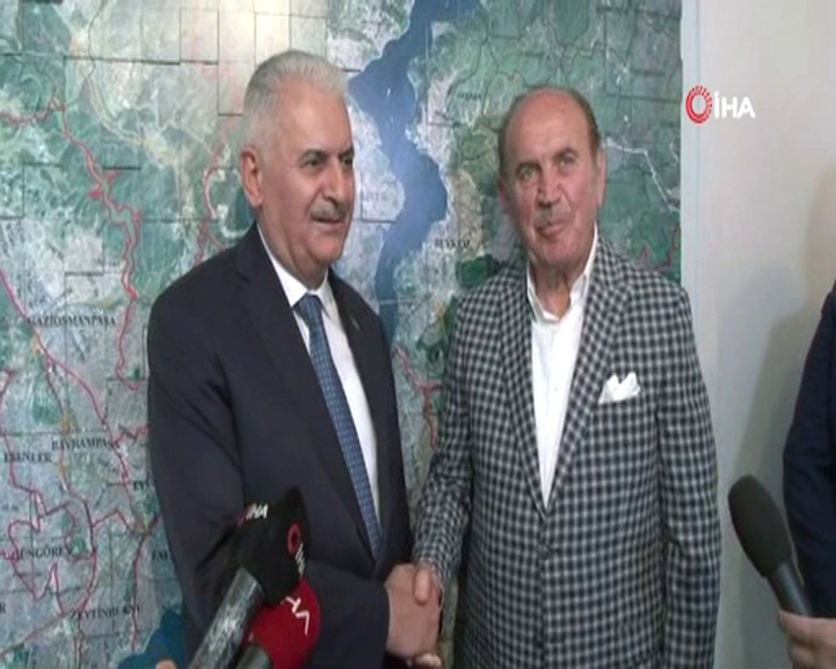 Binali Yıldırım\'dan Kadir Topbaş\'a ziyaret