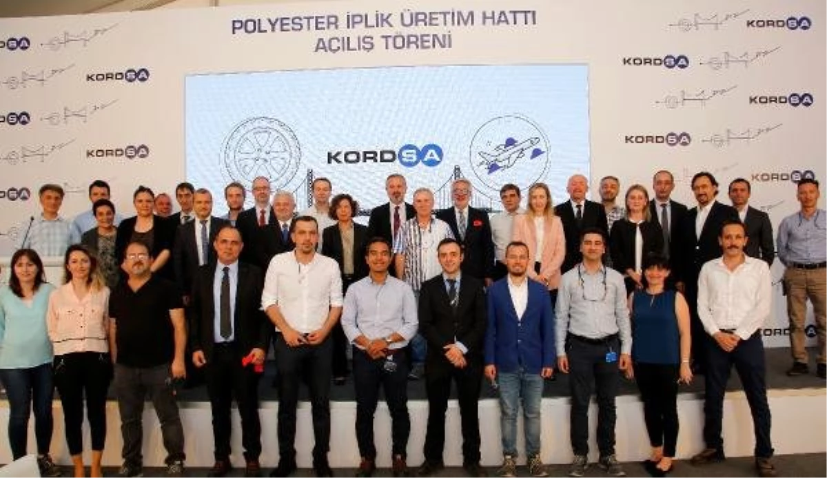 Kordsa İzmit fabrikası ek polyester iplik hattı devreye alındı