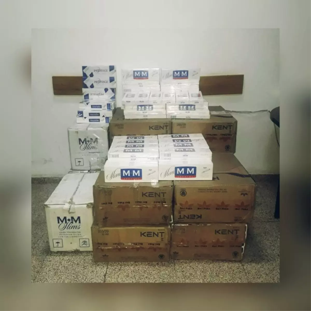 Sınırda 7 bin 940 paket kaçak sigara ele geçirildi